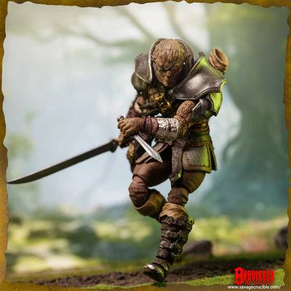 1/12 7-Inch Savage Crucible Action Figure — Harbinger Studios Wave 2 Jaeger Nashom Krieger Whoman Barbarian Anime Collectible Gift