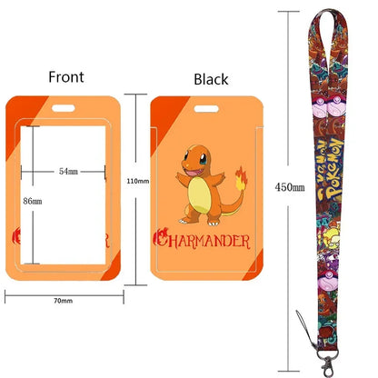 Pikachu Neck Strap Lanyard for Keys – ID Badge Holder, Keychain, Key Rings, Fashion Accessory Gift