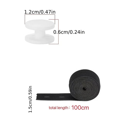Adjustable Invisible Shirt Tuck Tool Band – Elastic Crop Tuck Waistband for T-Shirts, Blouses & Sweaters