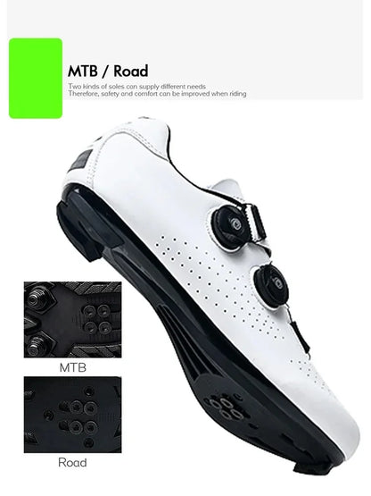 Men’s MTB Cycling Shoes — Flat Road & Trail Bike Sneakers with SPD Pedal Compatibility