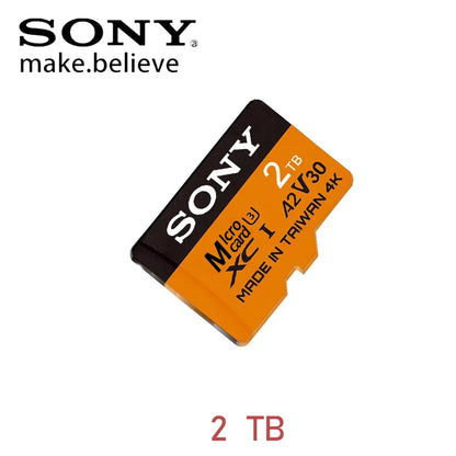 Sony High-Speed Micro SD/TF Memory Card — 2TB/1TB/512GB/256GB/128GB/64GB for Nintendo Switch (Class 10, V30)