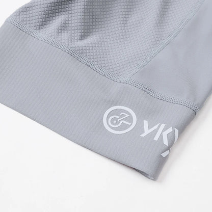 Ykywbike Men's Cycling Bib Shorts – Padded Quick-Dry Bike Tights for 6-Hour Rides, Outdoor Cycling Clothing