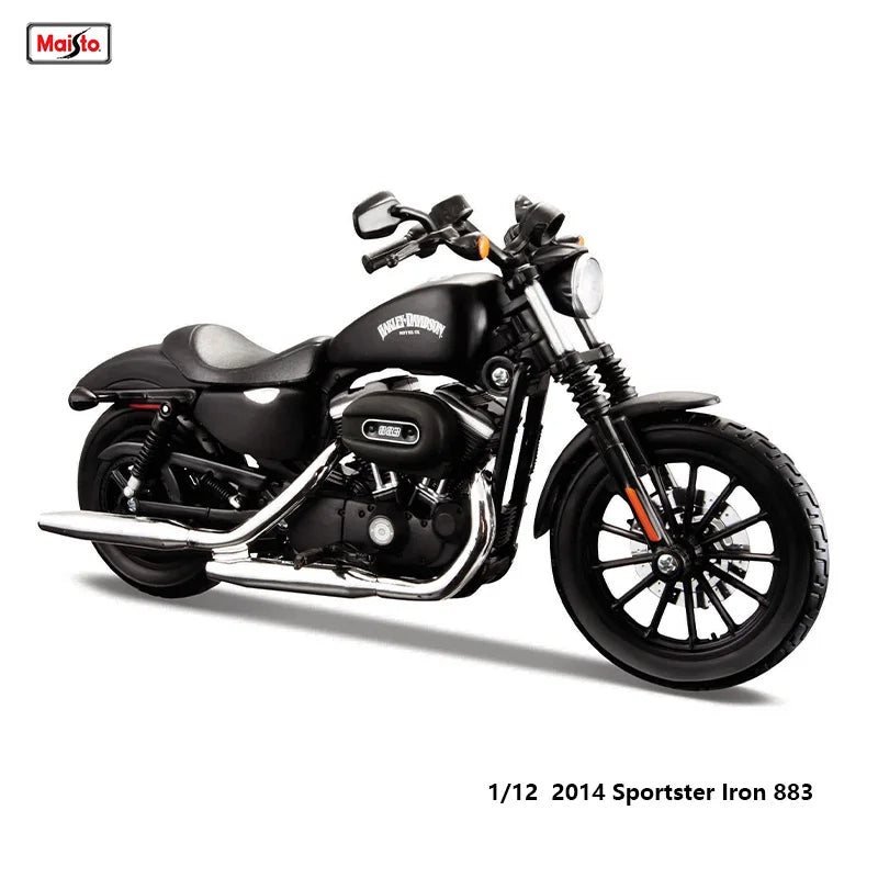 Maisto 1:12 Harley Davidson 2017 Road King Special – Classic Die-Cast Motorcycle Model Collectible Toy Gift