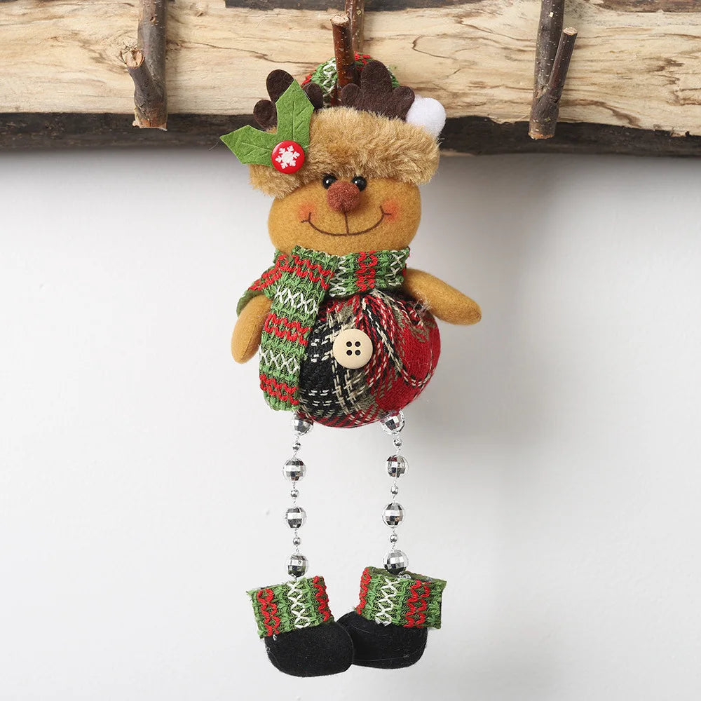 Red Star Christmas Tree Ornament – DIY Xmas Pendant New Year Party Gift Home Decor Noel Navidad
