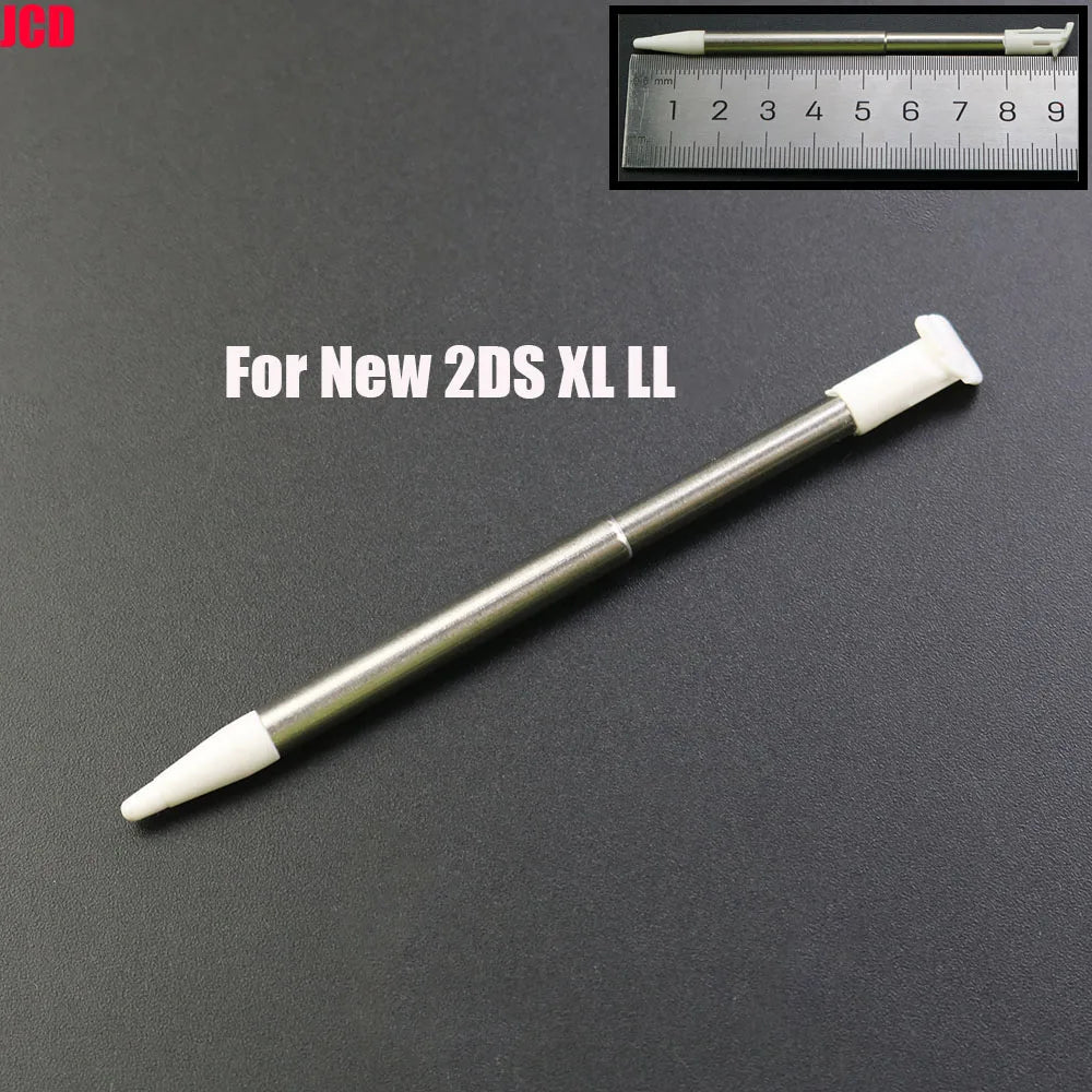 White Plastic Telescopic Stylus Pen — Touch Screen Stylus for 2DS/3DS/New 2DS LL XL/New 3DS XL/NDSL/NDSi/NDS