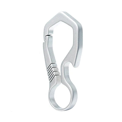 Titanium Key Chain - Lightweight Men’s EDC Quickdraw Carabiner Buckle Key Ring Outdoor Tool