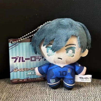 Mini Blue Lock Plush Keychain – Nagi Anime Backpack Charm & Cute Stuffed Doll Gift