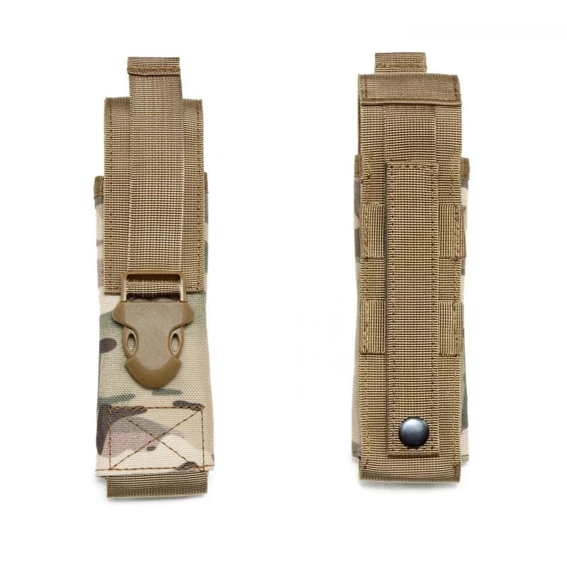 Tactical MOLLE EDC Waist Bag – Outdoor Flashlight & Tool Pouch for Camping, Hiking, Hunting & Field Use