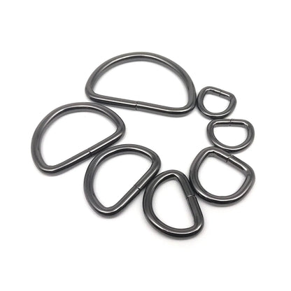 5Pcs Heavy-Duty Metal D-Ring Buckles – Thickened Leather Bag Strap Hardware for Backpack, Purse, Dog Collar & DIY Accessories
