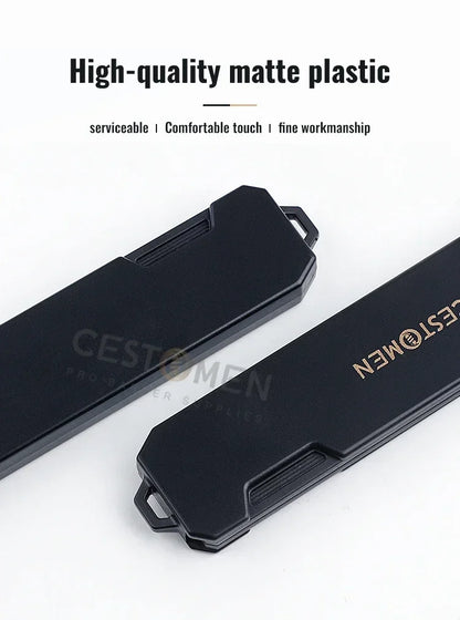 2-in-1 Pocket Folding Comb – Wide Tooth & Beard Comb for Hair Styling and Barber Use