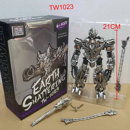 Baiwei Shockwave Transformation Toys – Sentinel Prime TW1024, Ironhide TW1026 & Bumblebee TW1025 Robot Figures TW1028/TW1030
