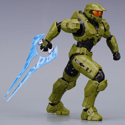 Halo Master Chief Action Figure – 1/12 PVC John-117 Collectible Toy with Full Body Articulation