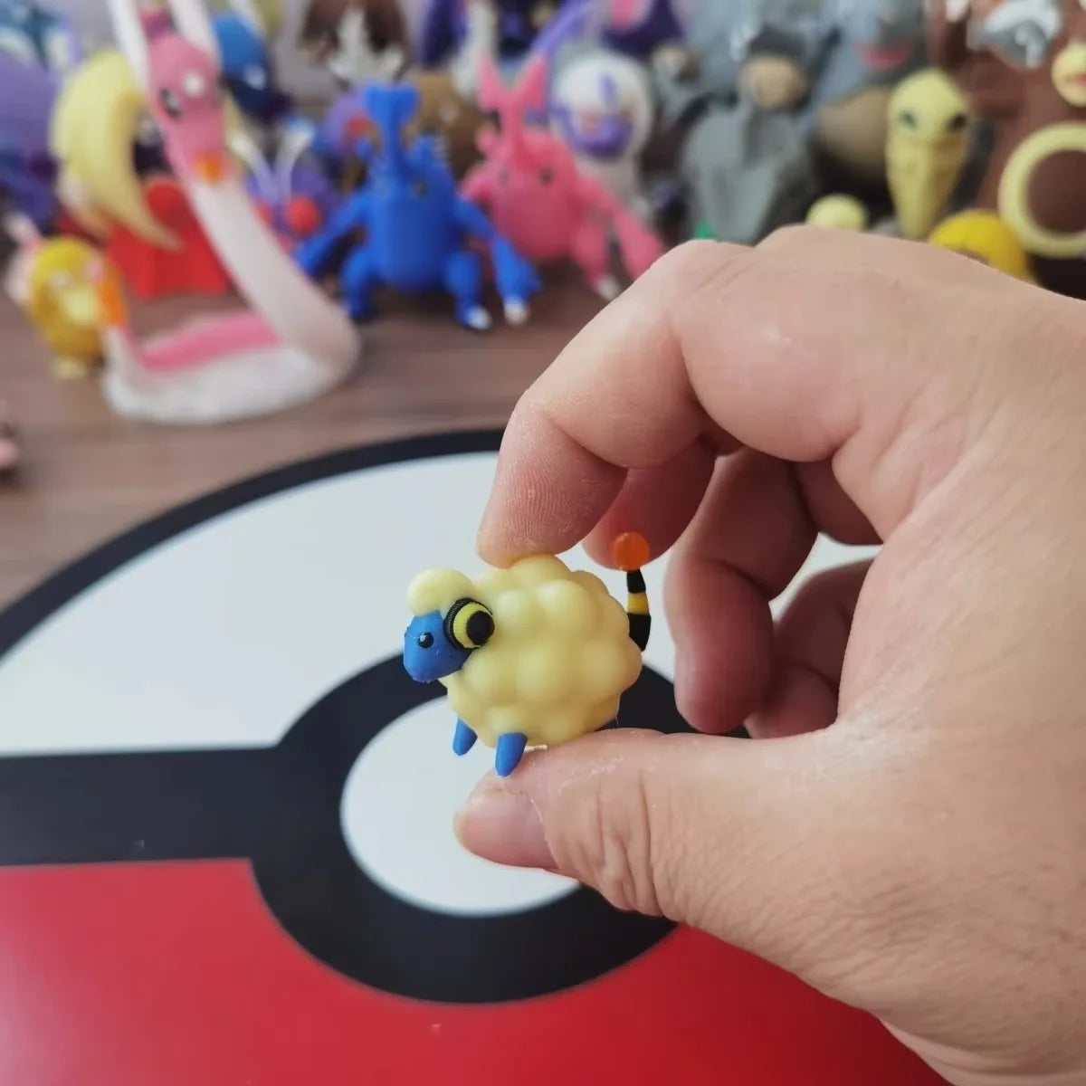 Pokemon Collectible Figures - 1:20 DIY 3D Printed Kawaii Cartoon Character Models & Kids Christmas Gift Toys