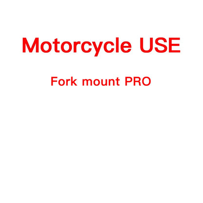 Motorcycle Handlebar Stem Fork Phone Mount — Vibration Dampener with MAG Universal Adapter, Wireless Charger & Mirror Brake Compatible