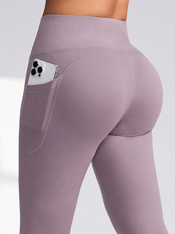 CHRLEISURE 2.0 Gym Leggings for Women – High-Waisted Fitness Activewear with Pockets for Running & Outdoors
