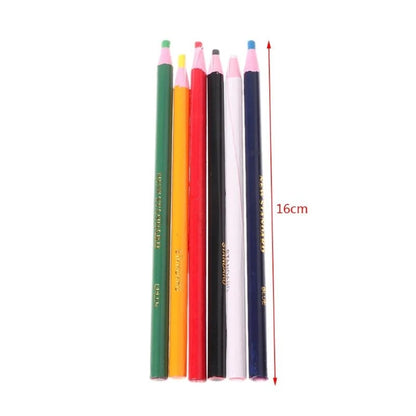 C90C 6-Color Markers for Metal & Fabric – Graph Peel-Off Grease Wax Pencils