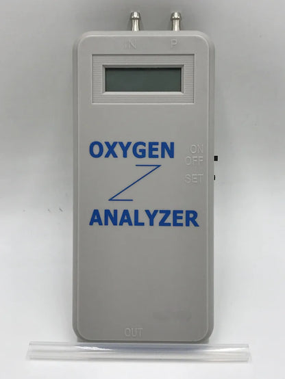 Smart Battery Oxygen Analyzer - Portable LCD Oxygen Purity & Flow Meter for Oxygen Concentrators