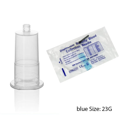 50pcs Disposable Butterfly Blood Collection Needles — Double Wing Type for Pets, Cats & Dogs, Animal Care Supplies