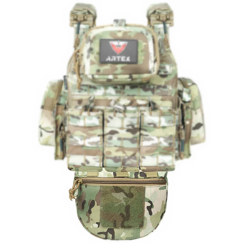 JPC/CPC Tactical Chest Pouch – Large Sub-Pouch MOLLE Expansion for Vest & Lower Belly Storage