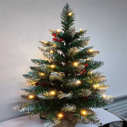 Mini Christmas Tree 45/60cm – PVC Tabletop Decorations for Family Christmas & Holiday Parties