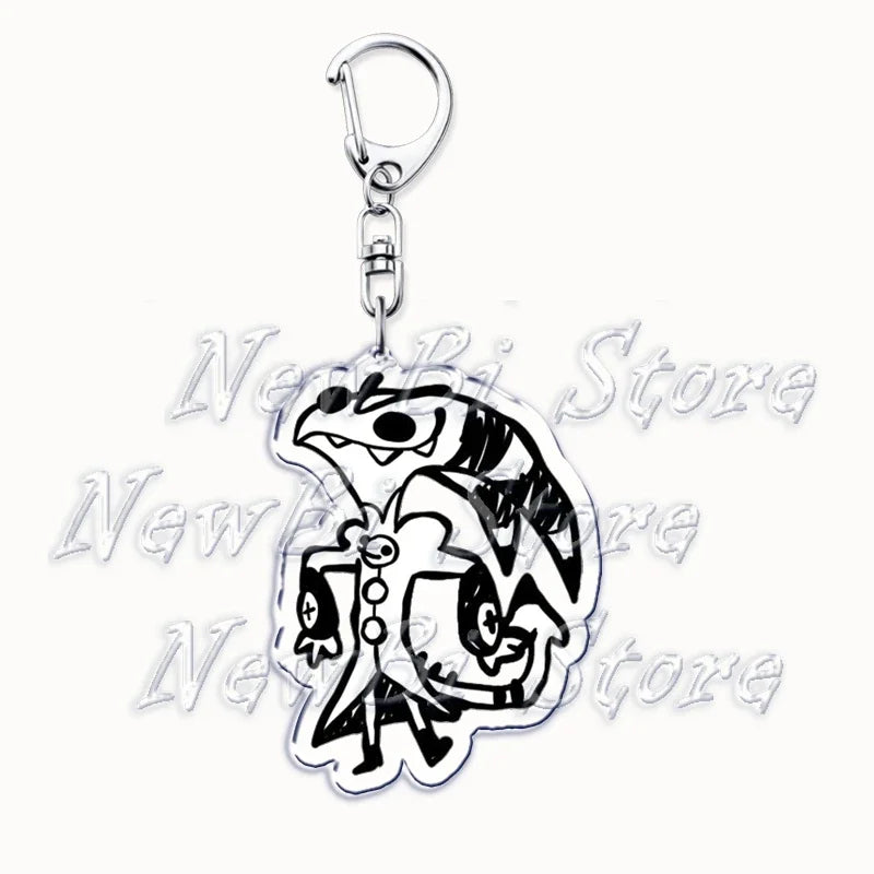 Helluva Blitzo Anime Keychain – Boss Pendant Bag Accessory & Fan Gift Keyring Jewelry