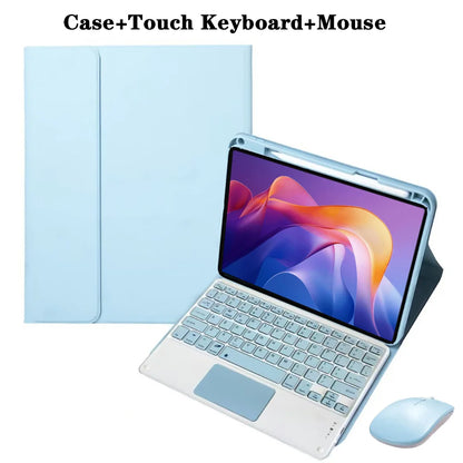 Keyboard Case for Redmi Pad 2 11-inch 2025 — Bluetooth Tablet Case with Pencil Holder for Xiaomi Redmi Pad 2