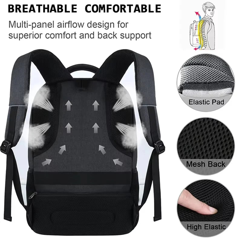 Men's Travel Backpack – Waterproof Outdoor Camera & Laptop Bag with Large Capacity, Ergonomic Design for Hiking