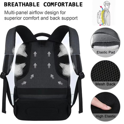 Men's Travel Backpack – Waterproof Outdoor Camera & Laptop Bag with Large Capacity, Ergonomic Design for Hiking
