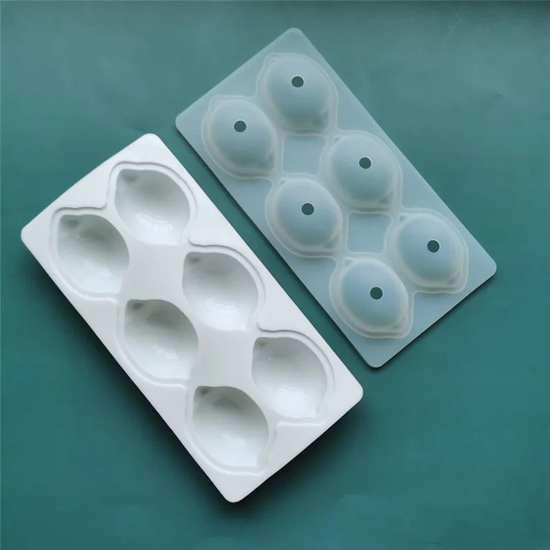 3D Lemon Shape Silicone Cake Mold — French Dessert Baking Tools for Brownies, Mousse & Pastry Decoration