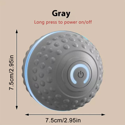 Smart Interactive Dog Toy Ball – USB Rechargeable Automatic Rolling & Bouncing Chew Toy for Puppies to Large Dogs