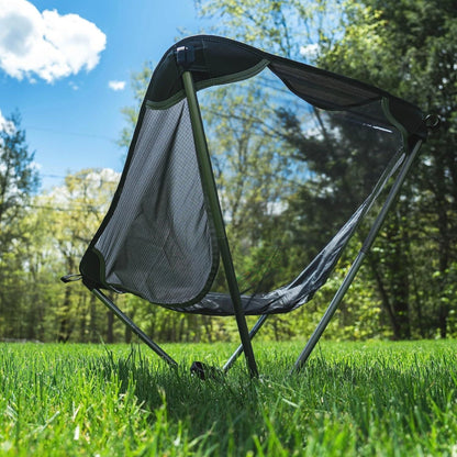 WESTTUNE Ultralight Camping Chair - 780g Aluminum Alloy Mesh Chair for Hiking, Backpacking & Travel