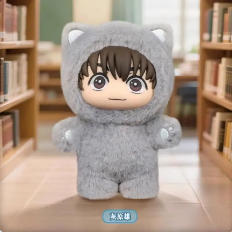 New Genuine Kawaii Jujutsu Kaisen 2 Cat Ear Plushie – Blind Box Anime Toy, Room Decoration & Collectible Festival Gift