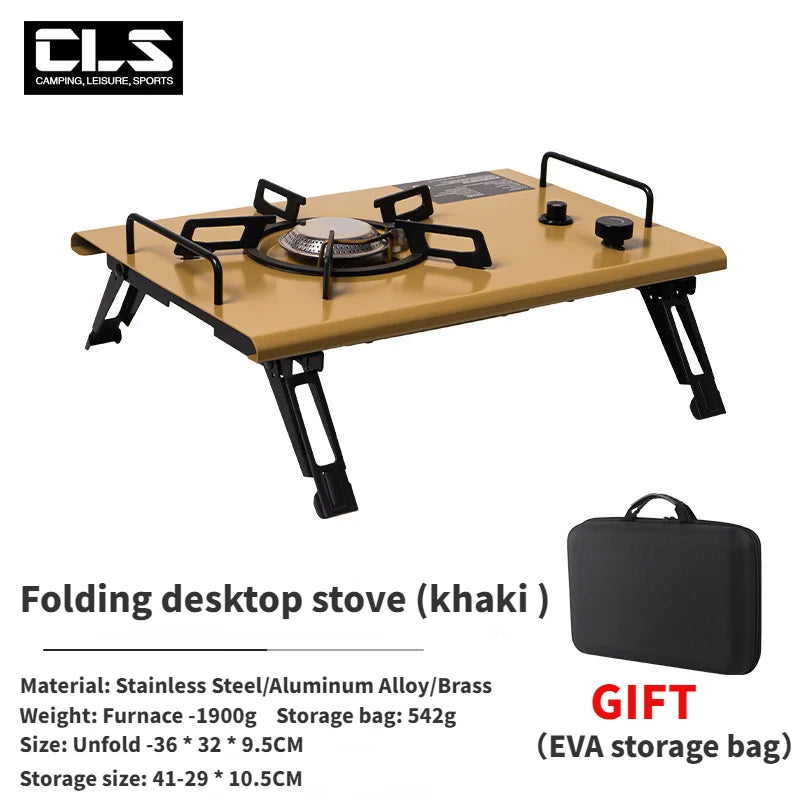 Newest Folding IGT Table – Lightweight Portable Roll-Up Table with Adjustable Legs for BBQ, Desktop Burner & Backpacking