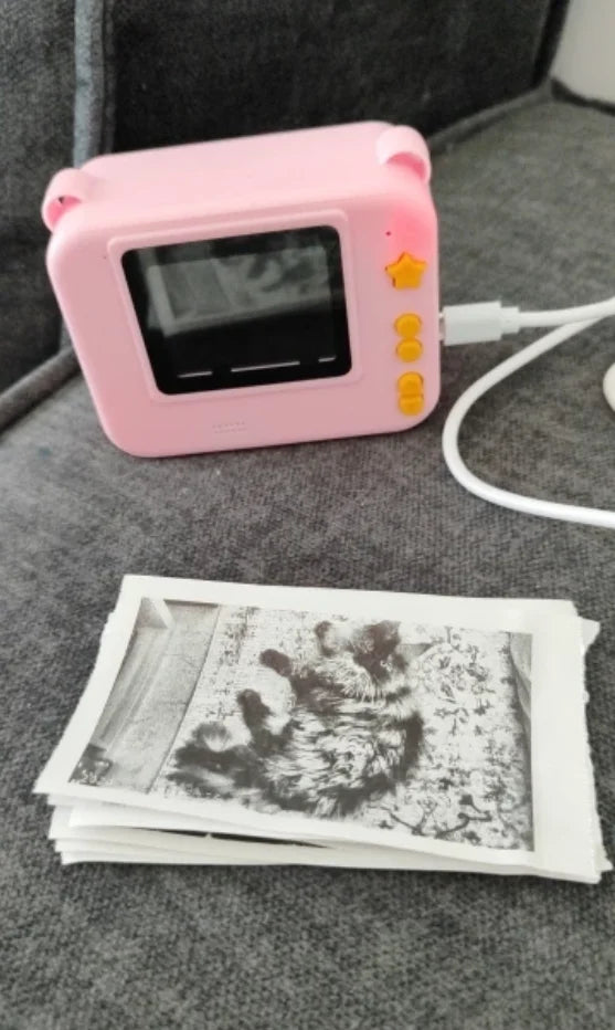 Digital Children’s Camera – 1080P HD Video Recorder, Instant Print Photos, Mini Thermal Printer, Educational Birthday Gift