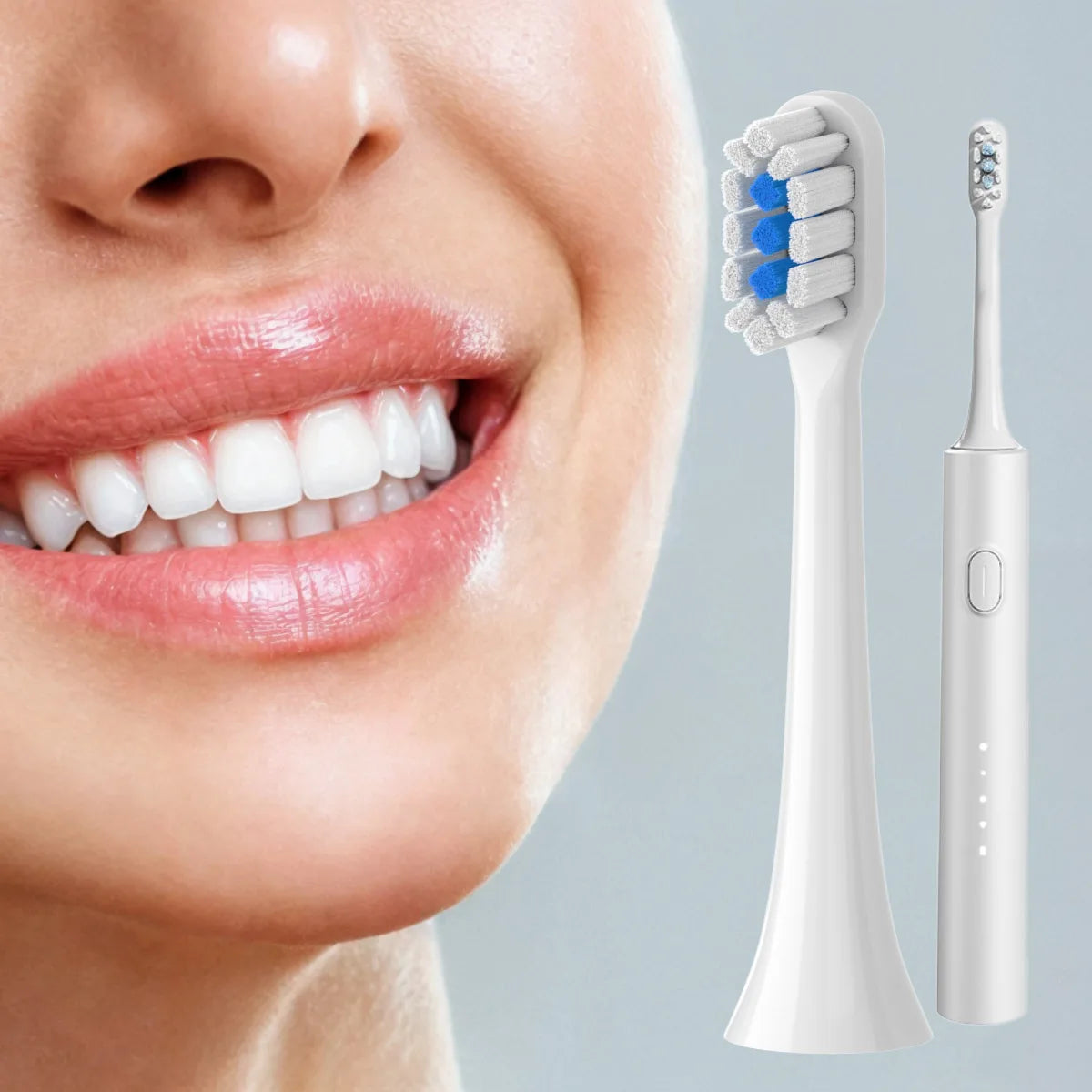 Replacement Brush Heads for Mijia T301 T302 T501 501C Sonic Electric Toothbrush – DuPont Soft Bristle Cleaning Nozzle Heads, Dental Care Accessories