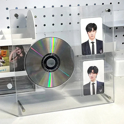 Kpop Acrylic Photo Frame & Photocard Holder - Stylish Interior Frame for CD Pictures and Idol Cards - Perfect Kpop Room Decoration
