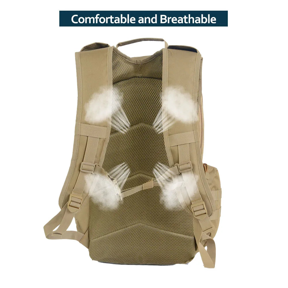 45L Waterproof Tactical Backpack – Outdoor Fishing, Hunting, Hiking & Camping Rucksack