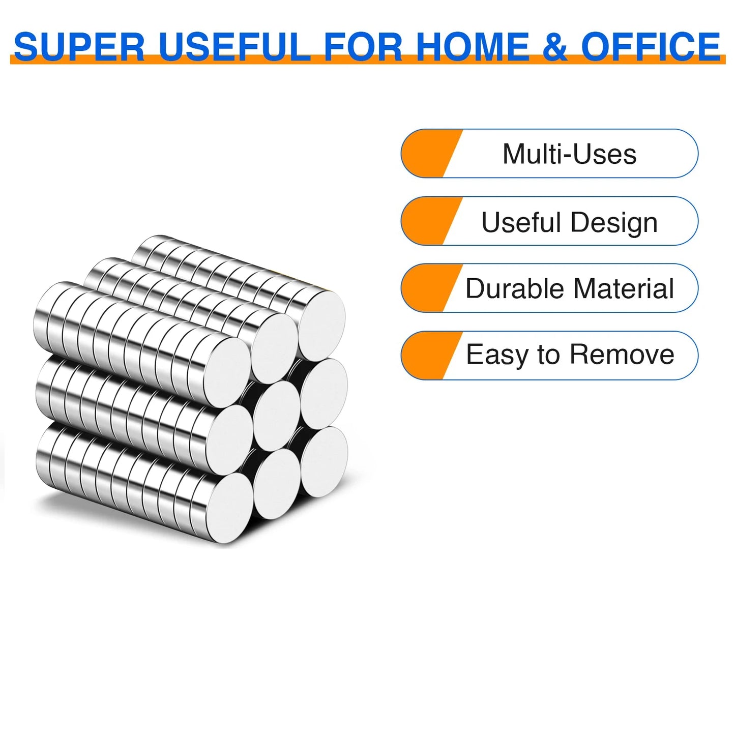 5x2mm Neodymium Disc Magnets - 10-100PCS N38 Super Strong Permanent Round Magnets for DIY & Crafts