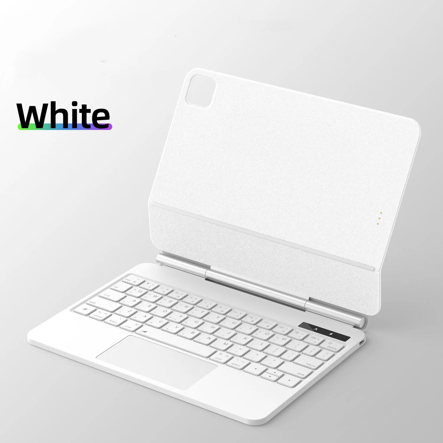 Smart Pogo Pin Keyboard Case for iPad — Trackpad Teclado for iPad Air 11 (2025 M3), Air 6 (2024), Pro 11, Air 4 & Air 5 10.9-inch