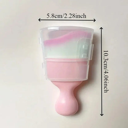 1/3/5PCS Pink Car Interior Cleaning Brush – Air Vent Gap Dust Remover for AC Outlets & Dashboard Detailing
