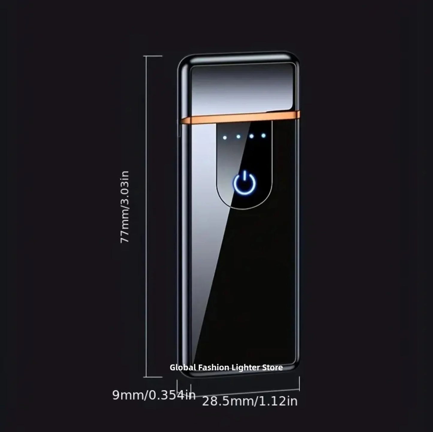 2024 Noctilucent Dragon Touch Sensing USB Lighter - Arc Rechargeable Electric Lighter, Windproof & Touch Sensitive