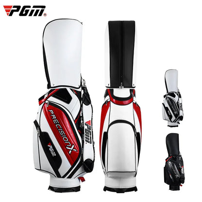 PGM Men's Golf Bag QB034 – PU Waterproof Large Capacity Standard Bag for 14 Golf Clubs