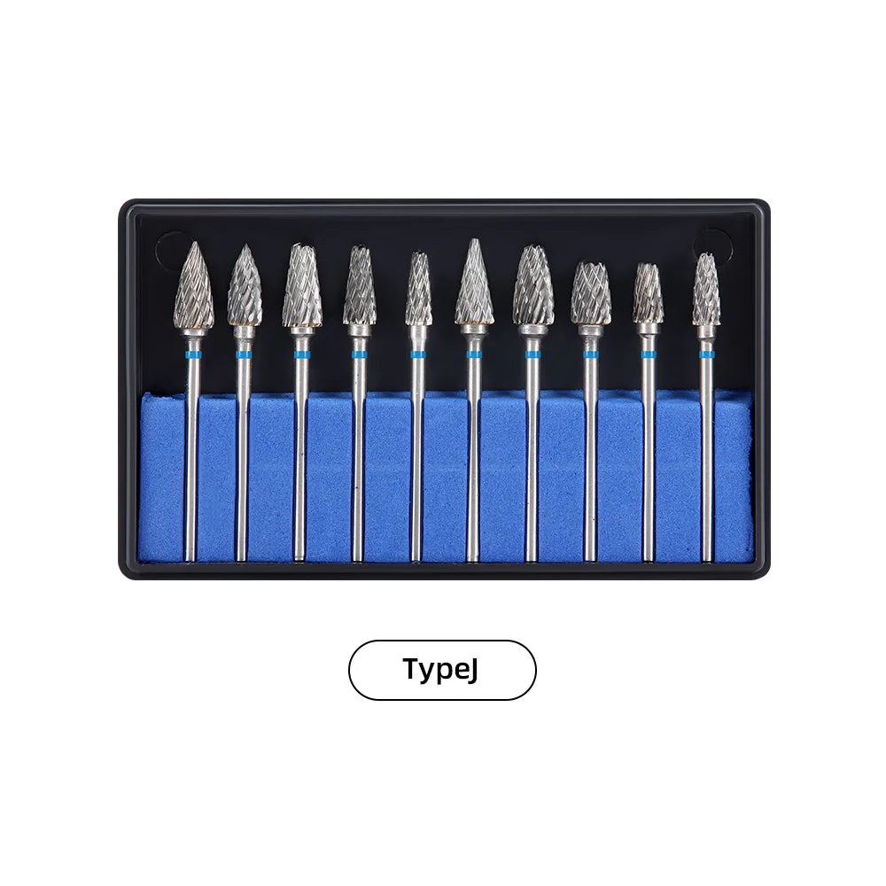 DENTAL Carbide Drills Kit - 2.35mm HP, Autoclavable at 135°C, for Universal Grinding, Removing & Polishing