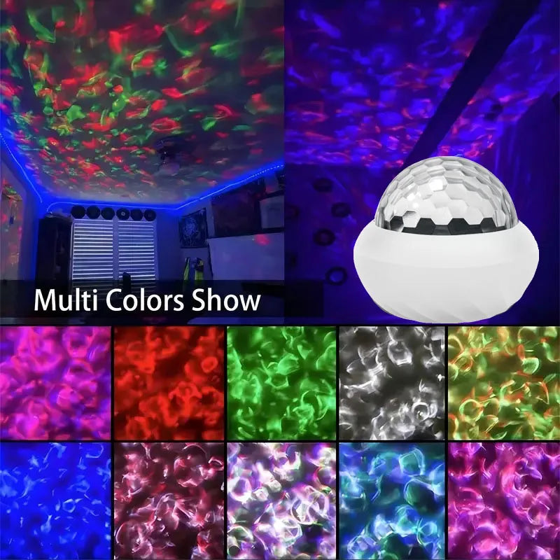 RGB Aurora Night Light Projector - Remote Control Northern Lights Lamp for Home Party Decor