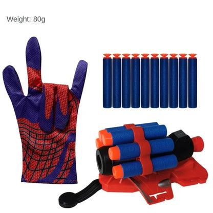 Soft Bullet Launcher Wrist Glove – Outdoor Toy Gun for Kids | Soft Bomb Spray Launcher for Games
