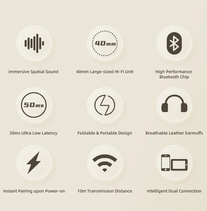 SY-T2 Bluetooth Headset – High-Quality Noise Reduction Wireless Headphones with Microphone for Gamers