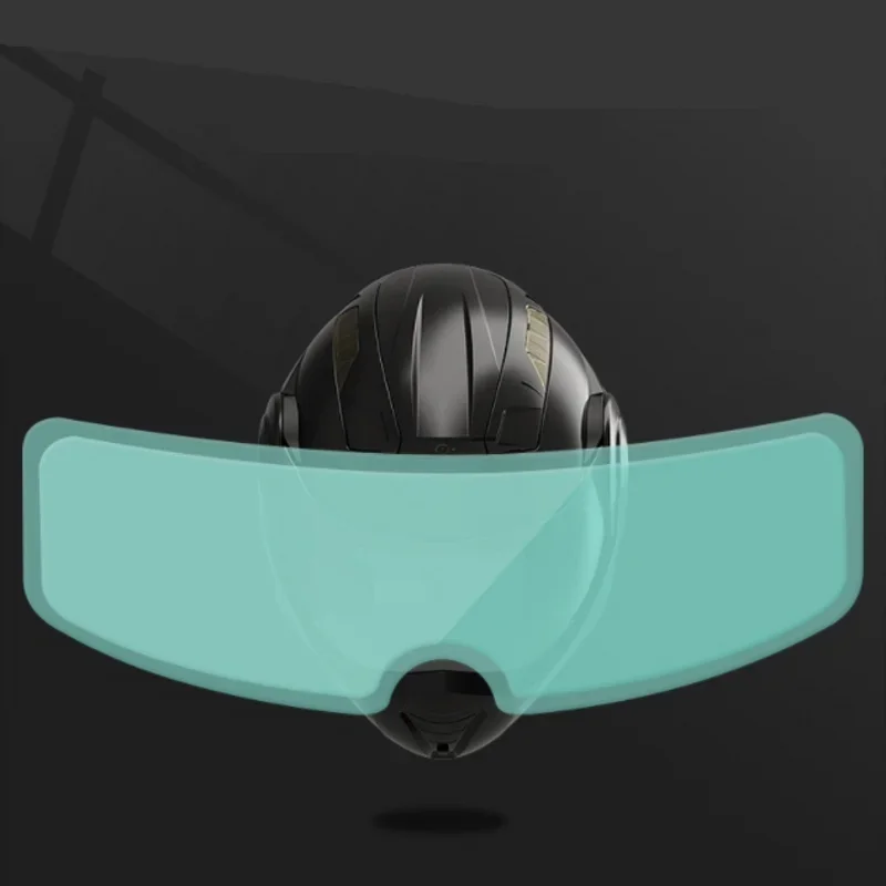 Motorcycle Helmet Clear Rainproof Anti-Fog Film – Nano Coating Sticker for Safety Driving, Durable Universal Helmet Accessory
