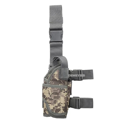 Universal Drop Leg Gun Holster - Right-Handed Tactical Thigh Pistol Bag & Pouch for All Handguns