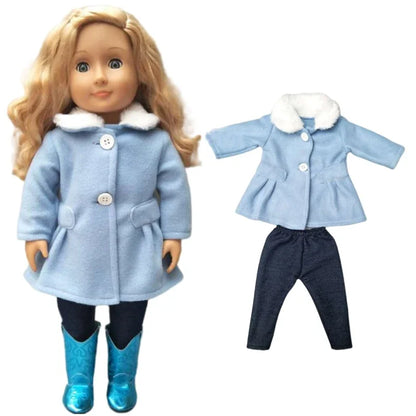 18" American Doll Clothes Set — Jacket and Pants Outfit for Baby Dolls