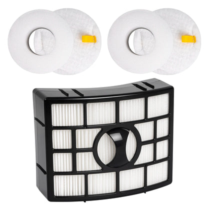 Vacuum Cleaner Foam & HEPA Filters - Replacement Filters for Shark NV350, NV600, NV650 & More